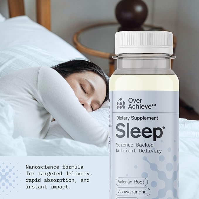 Supplement Variety Pack with Advanced Nanoscience Technology 72 Pack Stress Calming Relax Drink Sleep Aid Drink Mushroom Supplement Drink 2 oz Shot
