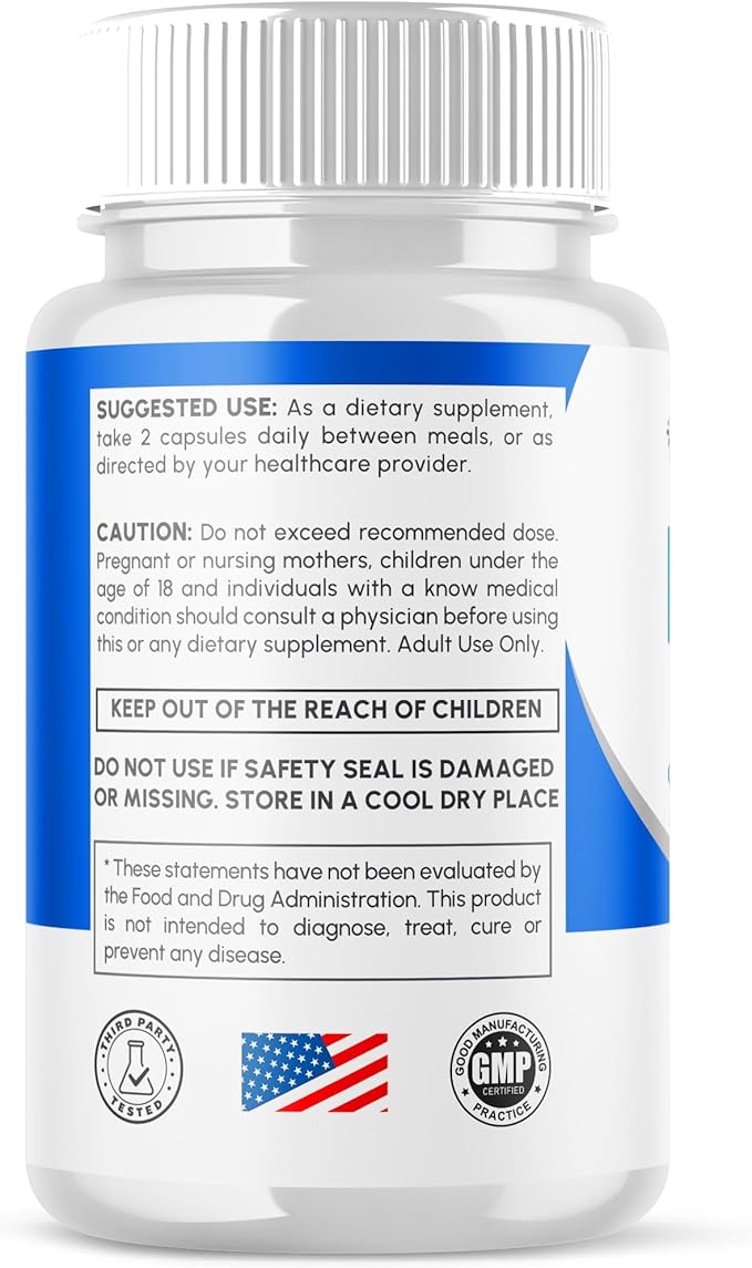 (2 Pack) Nerve Flow Capsules Official Nerve Flow Pills Made with All Natural Ingredients Maximum Strength NerveFlow Sciatic Support Supplement with Advanced Vitamins for Women &amp Men (120 Capsule