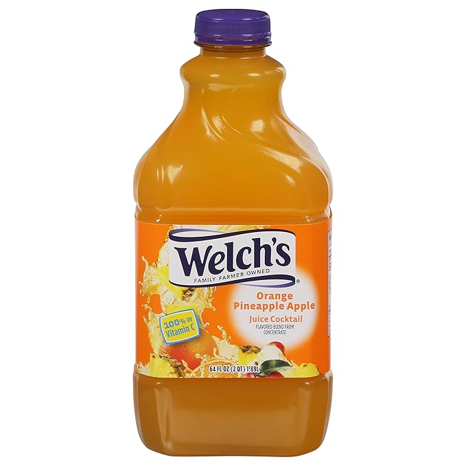 Welch's Cocktail Juice Orange/Pineapple/Apple 64 Ounce