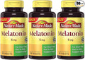 Nature Made Maximum Strength Melatonin 5 mg 90 Tablets (3 Bottles)
