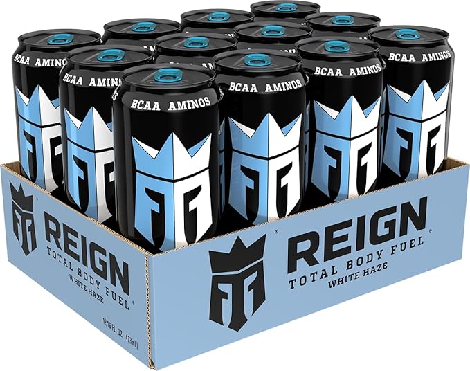 Reign Total Body Fuel White Haze Fitness &amp Performance Drink 16 Fl Oz | Pack of 12