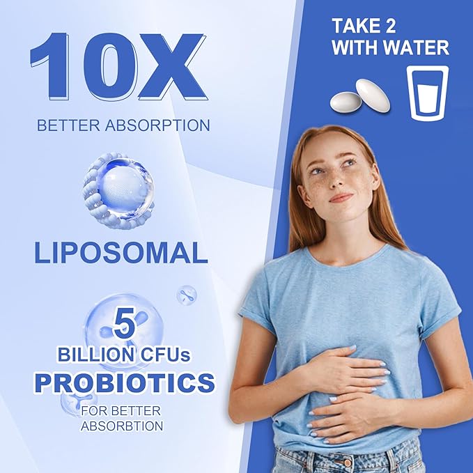 Hydrolyzed Collagen Peptides Pills + Liposomal Calcium AKG Supplement 1500mg