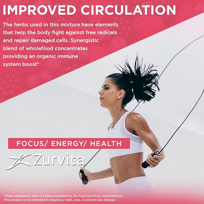 Zurvita - Zeal for Life 30-Day Wellness Bag - Wild Berry (Guarana Free) - Nutritional Supplement for Vitality Immunity and Wellness - 420 Grams