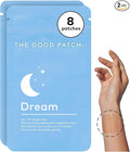The Good Patch Plant Powered Sleep Support - Sustained Release Dream Patch with Melatonin Hops Valerian Root (8 Total Patches)