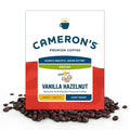 Cameron's Coffee Roasted Whole Bean Coffee Flavored Decaf Vanilla Hazelnut 4 Pound