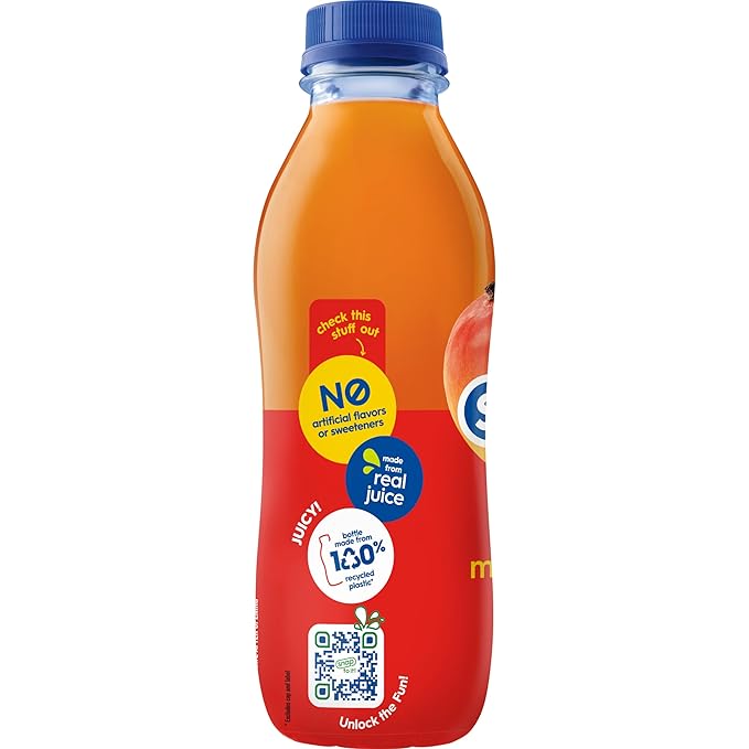 Snapple Mango Madness Flavored Juice Drink 16 fl oz recycled plastic bottle Pack of 12