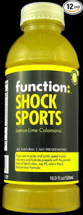 Function Drink Shock Sports: Lemon-Lime Calamansi 16.9 Oz. / 12PK