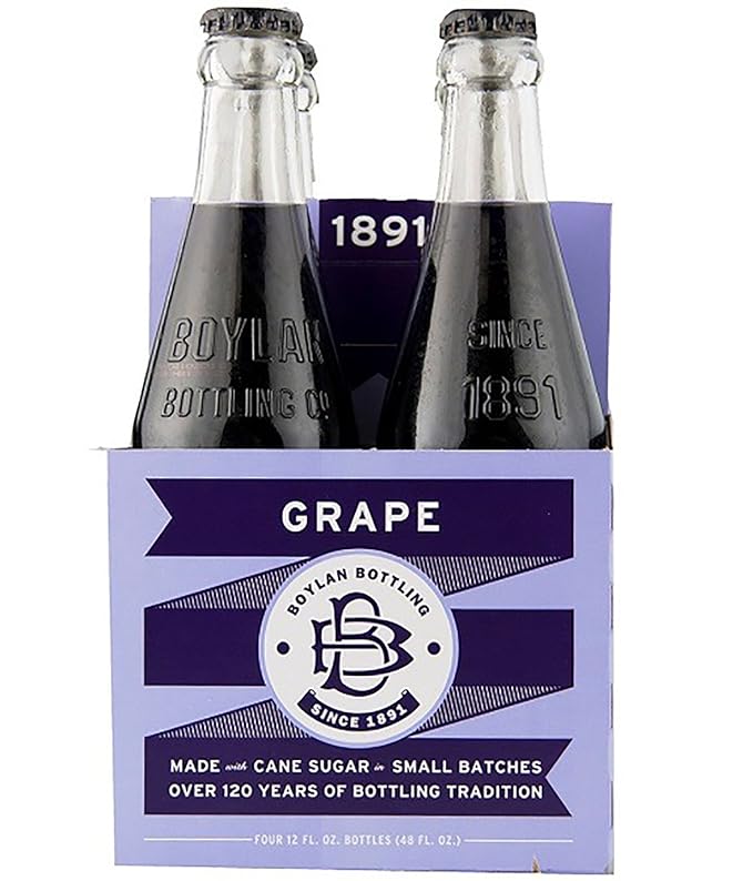 Boylan Grape Soda 12 fl oz 24 Count