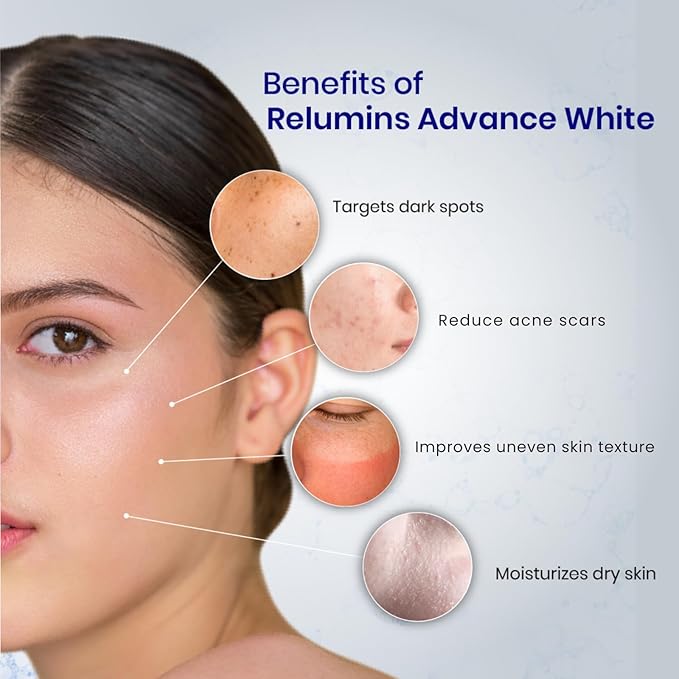 Relumins Advanced White Glutathione Capsules - Max Strength Supplement with ALA Placenta Rose HIPS &amp Vitamin C - Supports Collagen &amp Youthful Skin Made in USA - 60 Caps