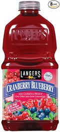 Langers Juice Cocktail Blueberry Cranberry 64 Fl Oz (Pack of 8)