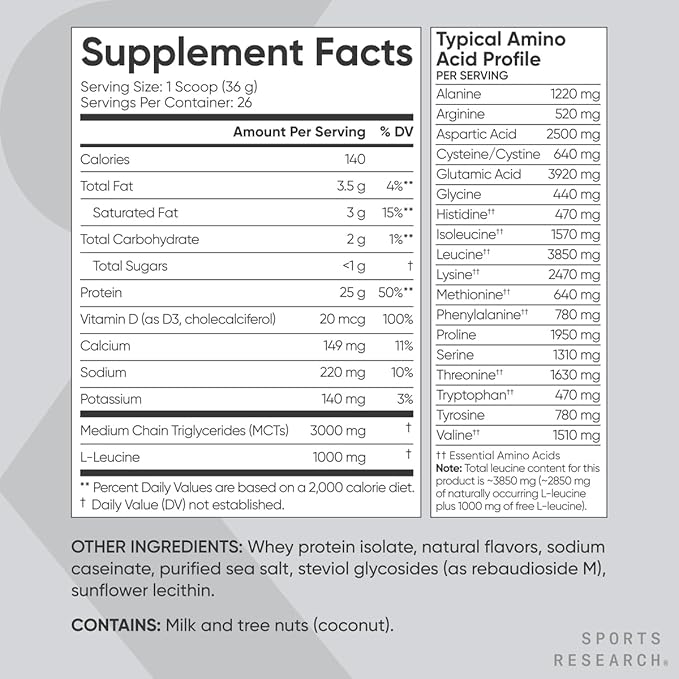 Sports Research Organic Collagen Peptides (Unflavored - 30 Servings) Hydrate Electrolytes Powder Packets (Variety Pack - 16 Servings) and Whey Protein Isolate (Vanilla Flavor - 26 Servings)