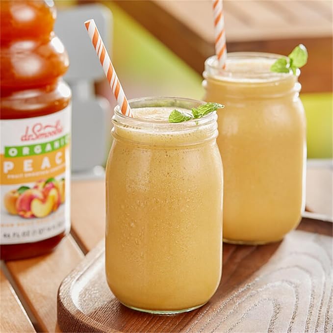 Organic Peach Fruit Smoothie Mix 46 fl. oz. WS-103DRORGPEAC-NF