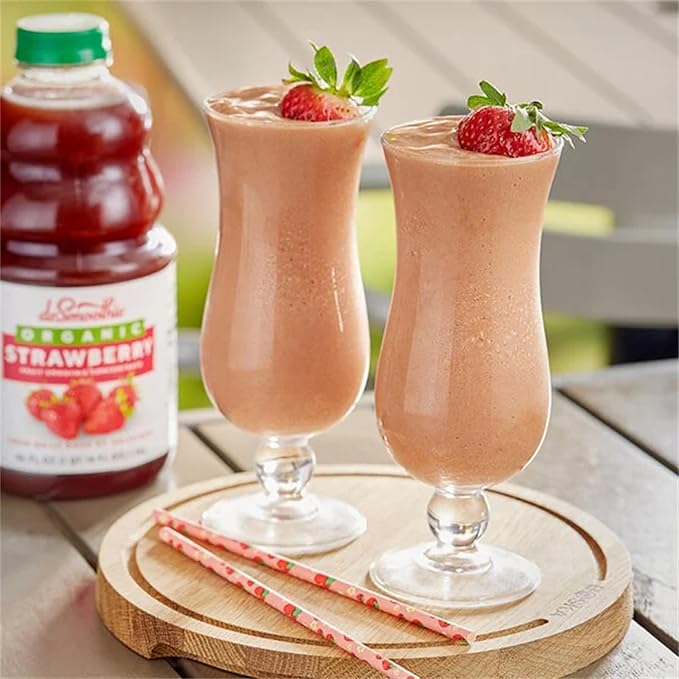 Organic Strawberry Fruit Smoothie Mix 46 fl. oz. WS-103DRORGSTRA-NF