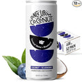 Once Upon a Coconut Premium Blueberry Coconut Water - Low Calorie All-Natural Drink with Electrolytes - Non-GMO - Gluten-Free - 10.8 Fl Oz (Pack of 12)