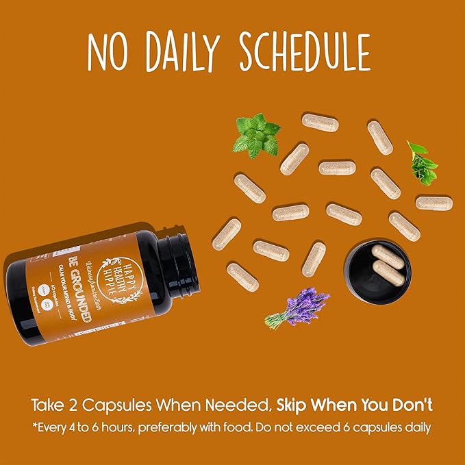 Happy Healthy Hippie Creatine HCl Powder &amp Be Grounded Stress Relief Supplement