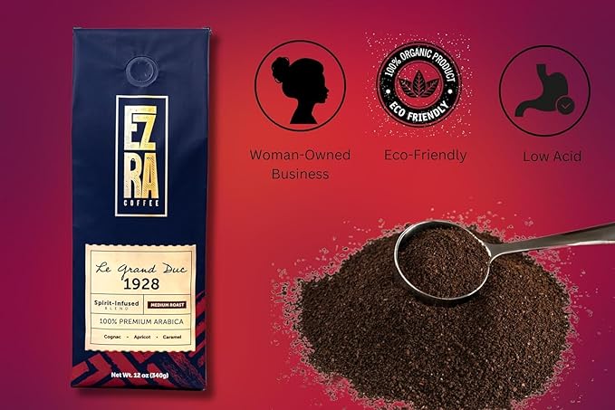 Le Grand Duc 1928 Medium Roast Whole Bean Coffee - 12 ounce
