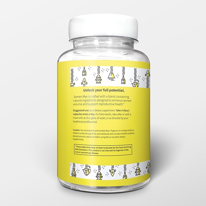 Semen Max - Natural Male Enhancement Supplement for Volume Support and Reproductive Health