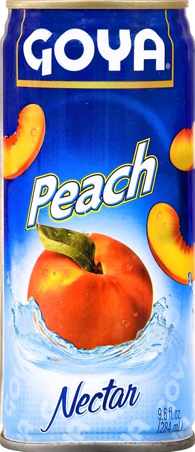 Goya Foods Peach Nectar 9.6 Fl Oz (Pack of 24)