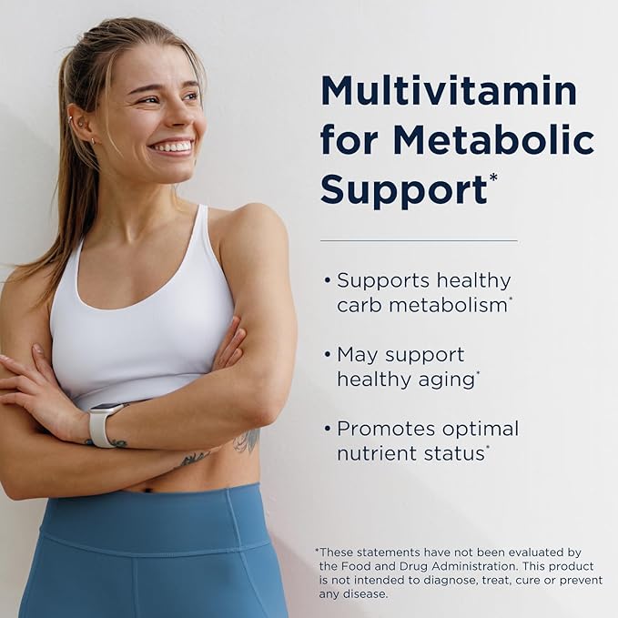 Designs for Health Metabolic Synergy - Multivitamin and Mineral Supplement with Chromium Zinc Selenium R-Lipoic Acid Vitamins + More (360 Capsules)