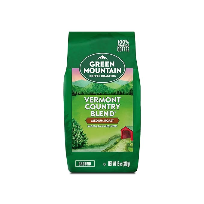 Green Mountain Coffee Signature Vermont Country Blend Ground Coffee 12oz (Pack of 4)