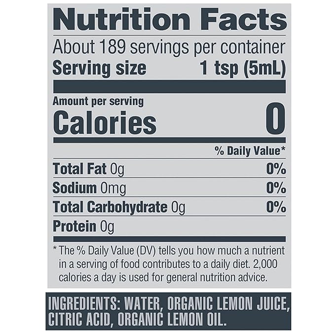 Ingrilli Organic Lemon Squeeze 32 Fl Oz Bottle (Pack of 6)