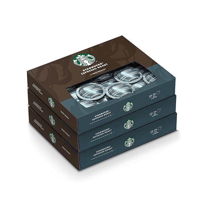 Nespresso Professional Coffee Capsules Starbucks® Espresso Roast Coffee Bundle 150-Count Capsules