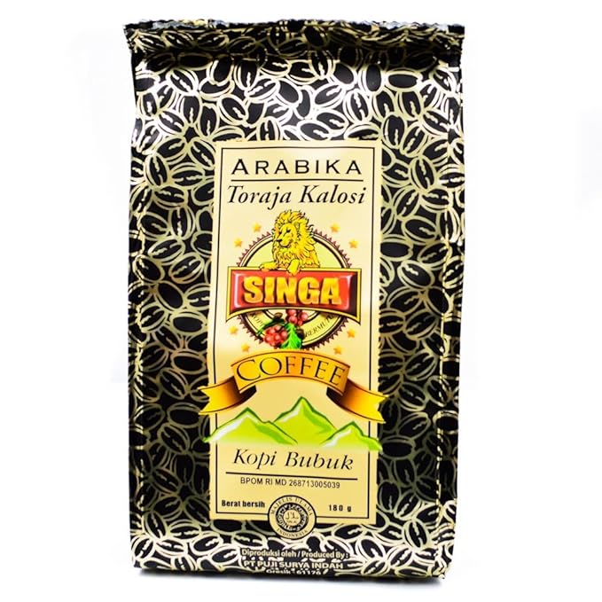 Singa Coffee Arabika Toraja Kalosi 180 Gram