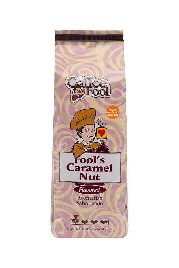 Coffee Fool's Decaf Caramel Nut (Coarse Grind)
