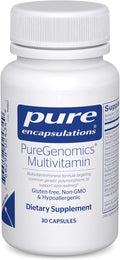 Pure Encapsulations PureGenomics Multivitamin - Supplement to Support Nutrient Requirements of Common Genetic Variations - with Vitamin ABCDE K &amp Minerals - 30 Capsules
