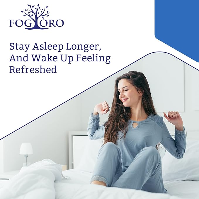 Fogoro Powerful Melatonin -Fall Asleep Faster Stay Asleep LongerEasy to Take