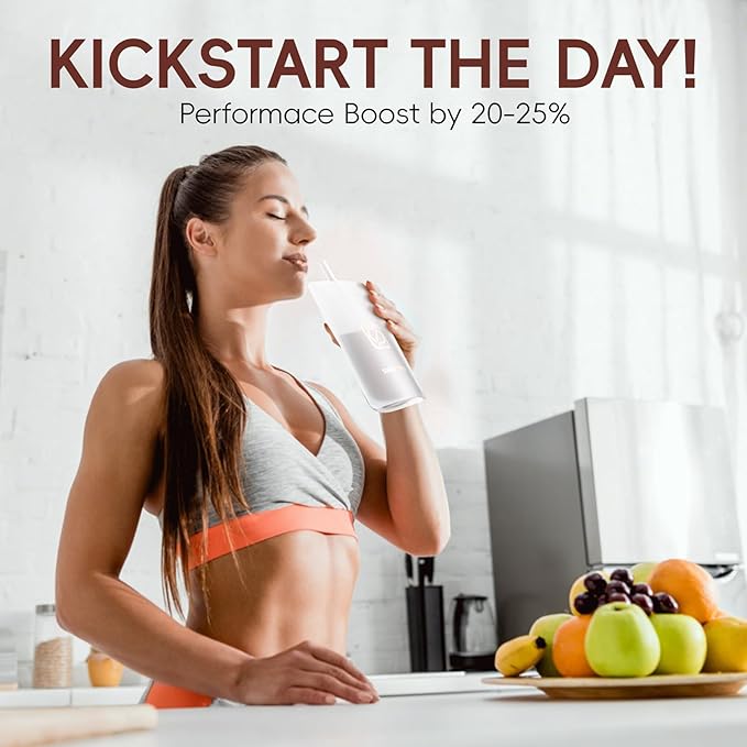 DAILY PULSE 2 in 1 Premium Instant Coffee Made with 100% Arabica Black Coffee Beans - 15 Second Shake to Make - with Garcinia Cambogia &amp Green Tea for Energy - Sugar Free Low Calorie Meal Replace