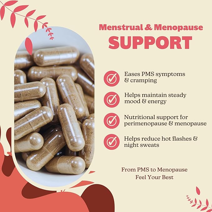 MK Supplements Female Vitality Beef Organ Supplement for Women Supports Reproductive Health and Hormone Balance Freeze-Dried Non-GMO 30 Servings (3000 mg Each)