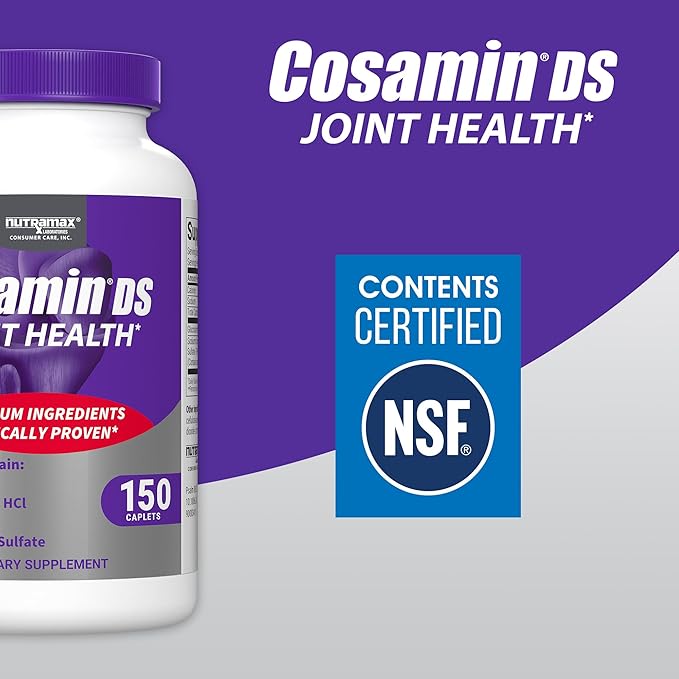 Nutramax Laboratories Cosamin® DS Joint Health Supplement with Glucosamine &amp Chondroitin for Adult Men &amp Women Joint Supplement 150 Caplets