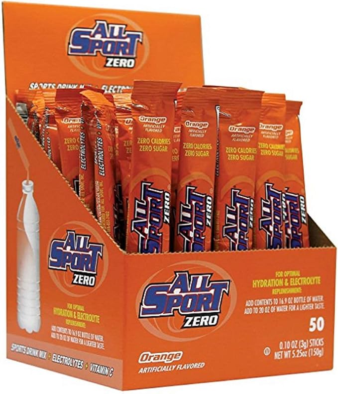All Sport Zero Powder Sticks Variety Pack 500 Case (10 Boxes of 50)