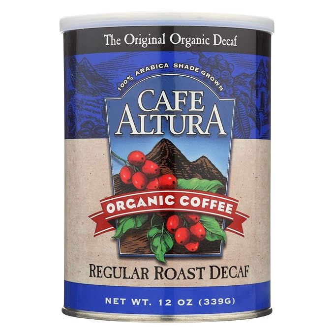 Organic Regular Roast Ground Coffee Decaf