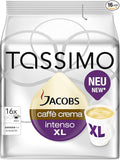 Tassimo Jacobs Caffè Crema Intenso XL Coffee Capsules Roasted 16 T-Discs