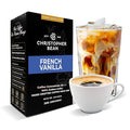 Christopher Bean Coffee - 396 servings 30 to 1 Blend Bag in Box Liquid Instant Coffee or Cold Brew Coffee Concentrate - Hot or Iced Coffee - French Vanilla