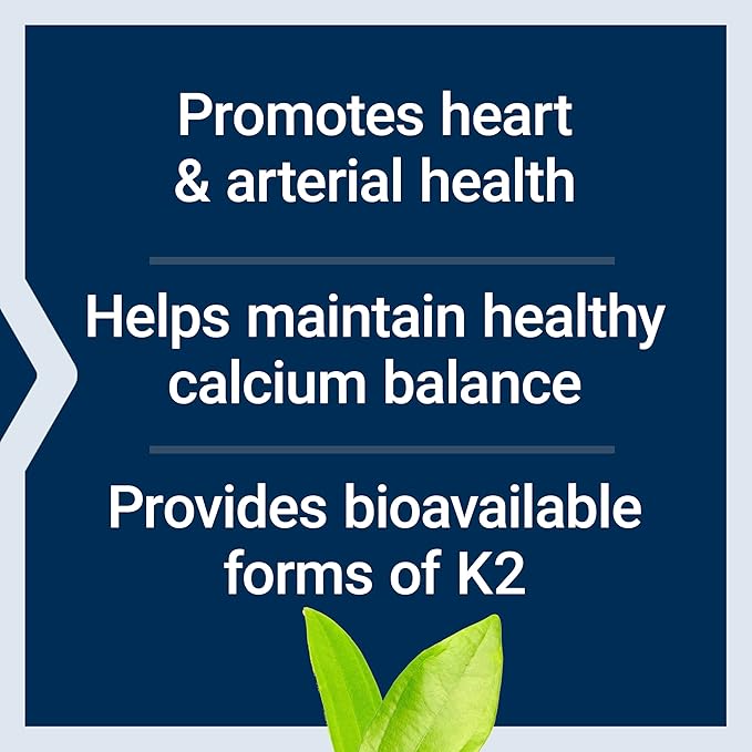 Life Extension Super K Vitamin K Supplement 2000 Mcg Vitamin K and 1180 Mcg Vitamin K2 Heart Health Once-Daily 90 Softgels