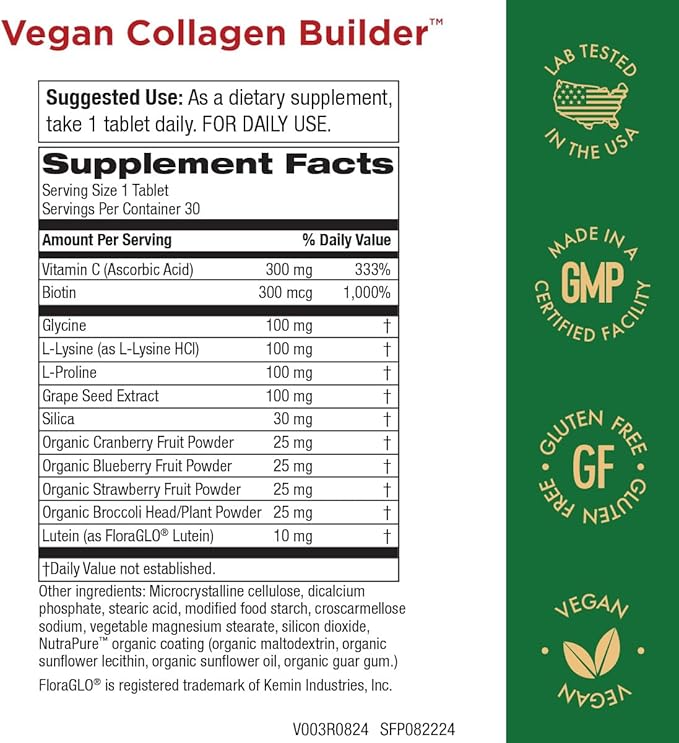 Purity Products Bundle - MyBiotin ProClinical + Vegan Collagen Builder MyBiotin ProClinical (Biotin MB40X Matrix Astaxanthin) - Vegan Collagen Builder (w/Key Plant-Based Ingredients &amp More)
