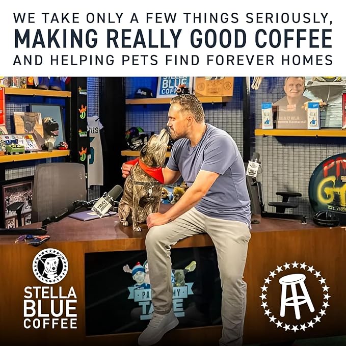 Stella Blue Ground Coffee Variety Pack Big Cat Blend And Miss Peaches Blend Medium Roast Arabica Coffee Smooth Balanced Flavor With Caramel Citrus And Fruity Notes Ethically Sourced 12 oz Bags