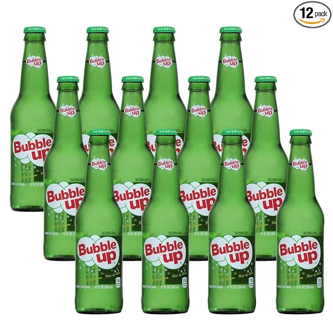 Dad's Old Fashioned Soda – 12 Glass Bottles (12 oz Each) – Premium Retro Soft Drink – Classic Root Beer Flavor – Vintage-Style Craft Soda for Nostalgic Refreshment &amp Gifting (12 Pack Bubble Up)