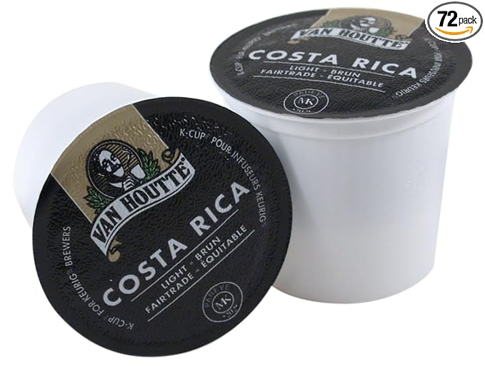 Van Houtte Costa Rica Coffee Keurig K-Cups 72 Count