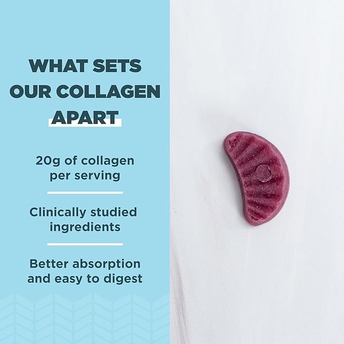 Ancient Nutrition Collagen Peptides Gummies Collagen Peptides Mixed Berry Chewable Gummies Supports Healthy Skin Joints Gut Keto and Paleo Friendly 45 Count 500mg Collagen per Serving