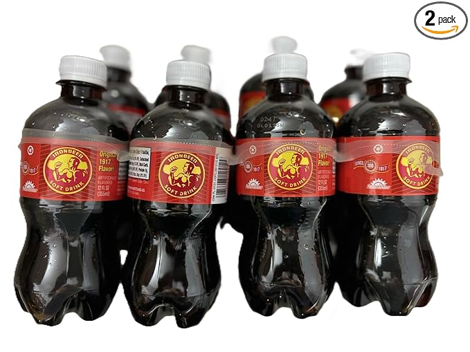Iron Beer Cuban Soda 12 oz 8 Pack