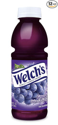 Welch's Juice Cocktail No Preservatives Concord Grape 16 Ounce (Pack of 12)