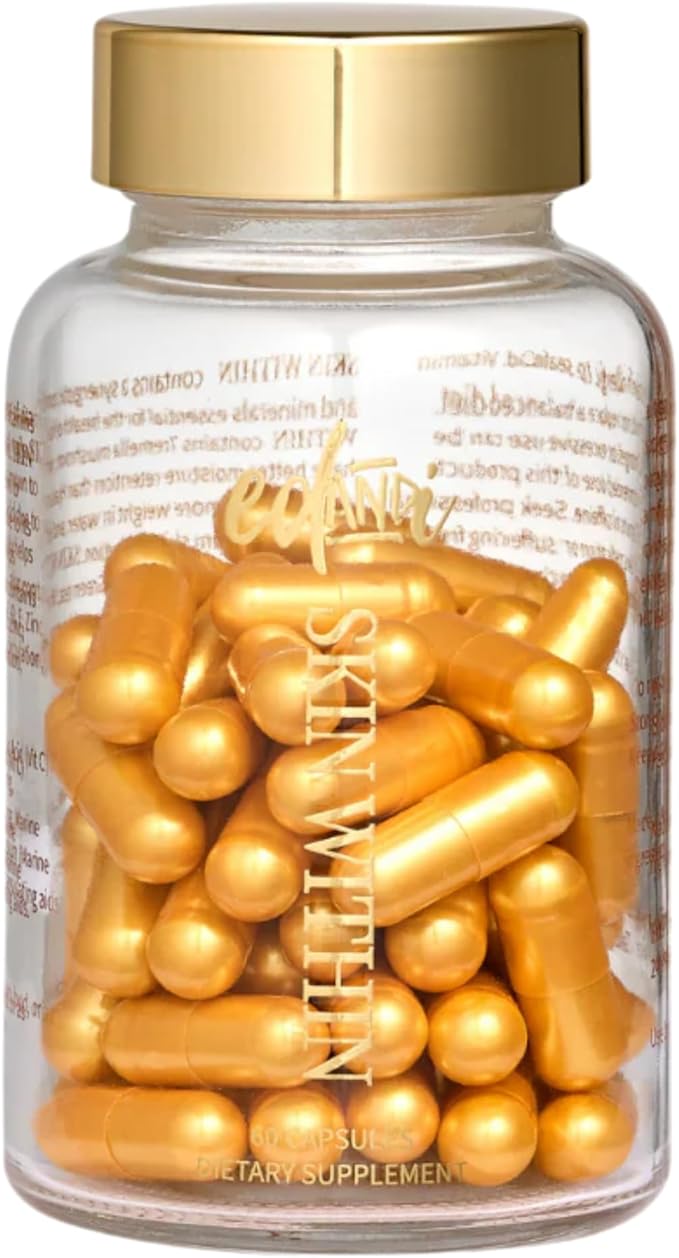Skin Within Hair Skin &amp Nails Collagen Natural Dietary Supplement with Vitamin C and Marine Collagen 30 Day Supply 60 Capsules