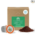 Love Grown Plastic-Free Coffee Pods 100% Arabica Single-Serve Cups Compostable Non-GMO - Compatible with Keurig Coffee Pods Machines and K-Cup Brewers Decaf Flavor Box of 15
