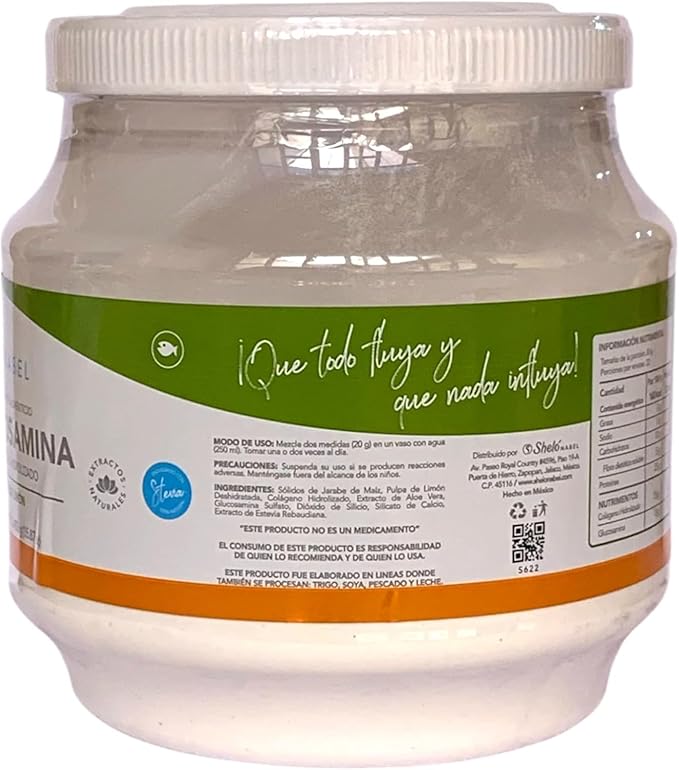Colageno Limon Shelo Nabel Polvo/Collagen Lemon Powder Coyunturas Huesos Dolores Reumaticos 15.87 oz