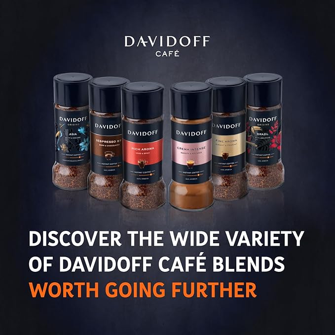 Davidoff Crema Intense Coffee Bottle 2 x 90 g