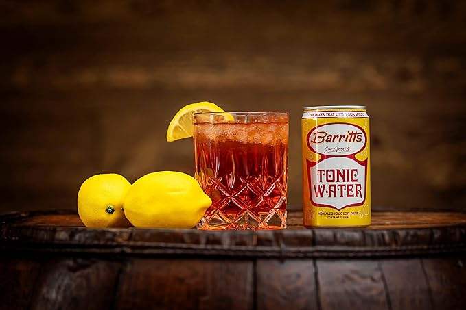 Barritt's Mixers - Double Tonic Mixer Set Non-Alcoholic Soda Cocktail Mixer 7.5 fl oz Cans 24 Pack Mini